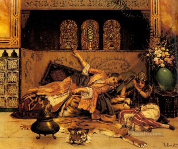 Los cautivos pintor árabe Rudolf Ernst Pinturas al óleo